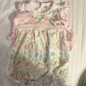 Cute Baby Romper with Pastel Patterns
